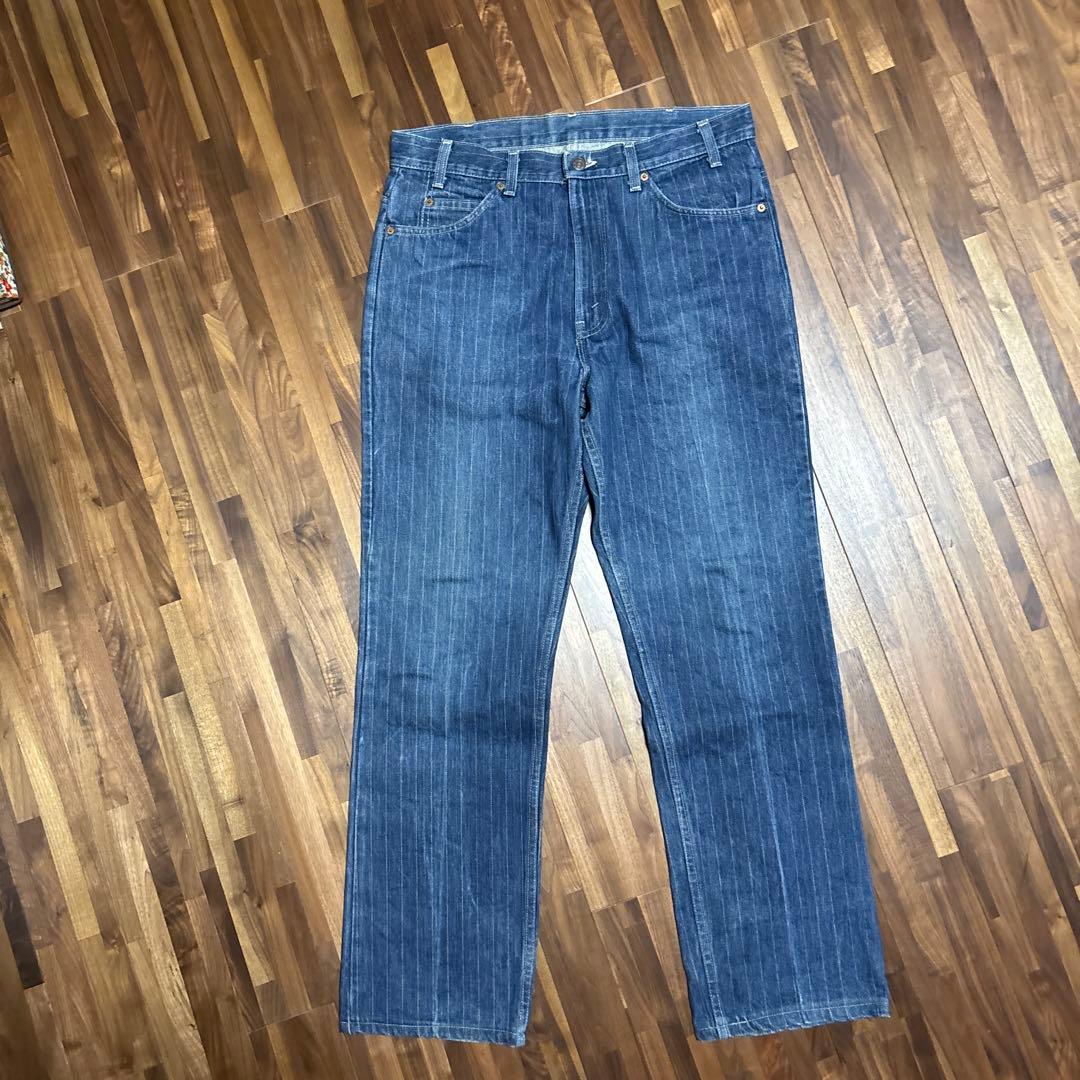 Levi's 80s デニム　アメリカ製　ストライプ 80's～ Levi's 501 デニムストライプ 表記(34x30) USA製 | SOLD