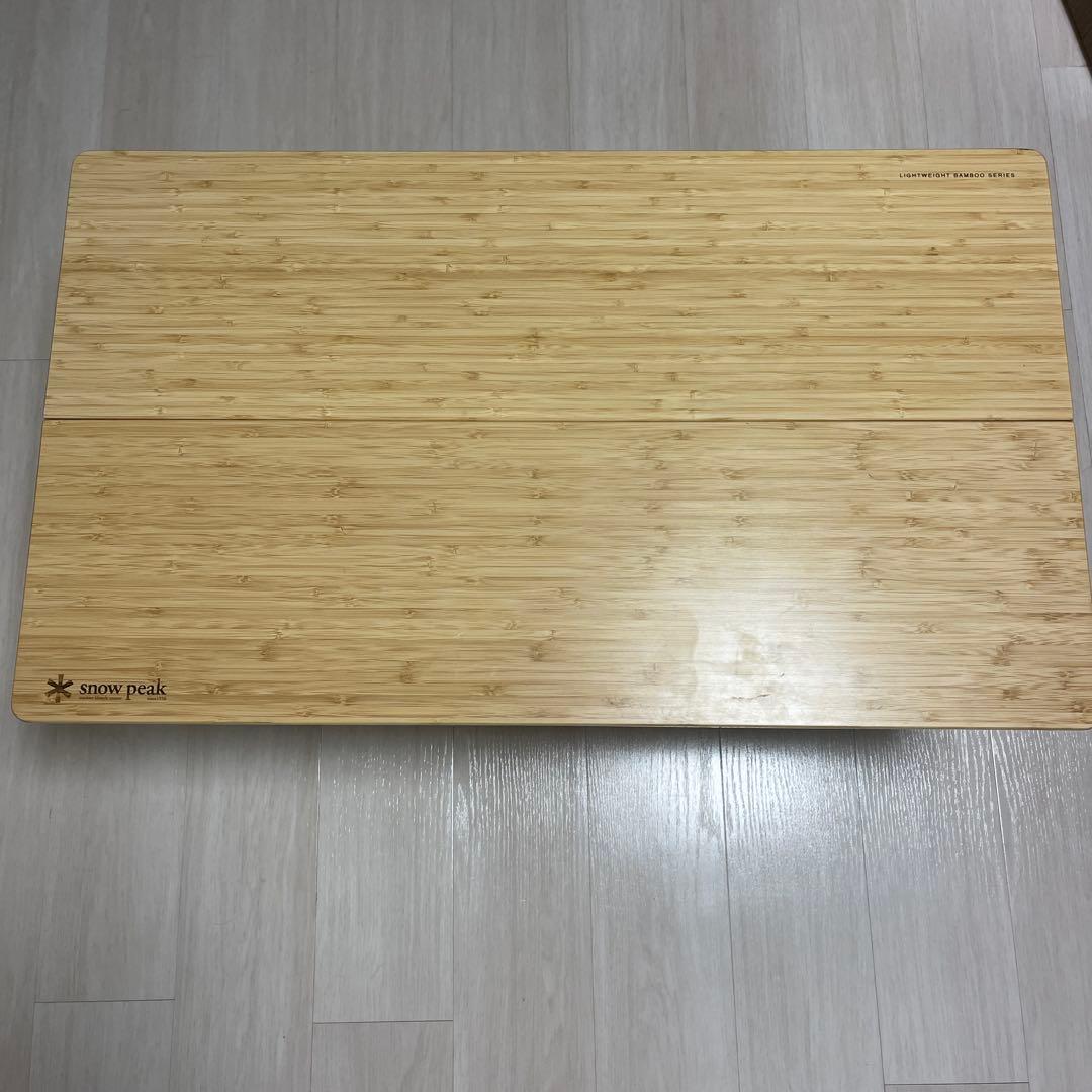snow peak ワンアクションローテーブル Light Bamboo - メルカリ