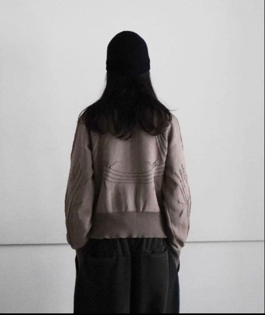 JIAN YE cole knit M yellow - メルカリ
