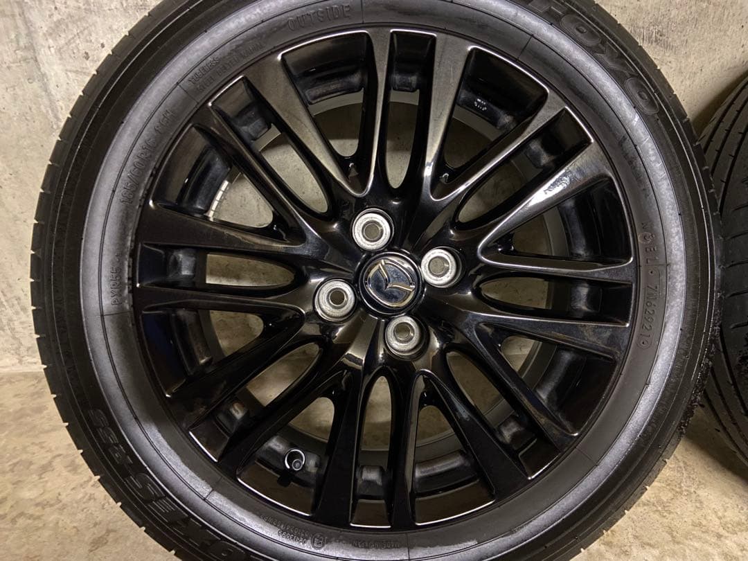 マツダ2 16インチ ブラックホイール Toyoタイヤ付き のり様専用 マツダ2 16インチ ブラックホイール Toyoタイヤ付き1本