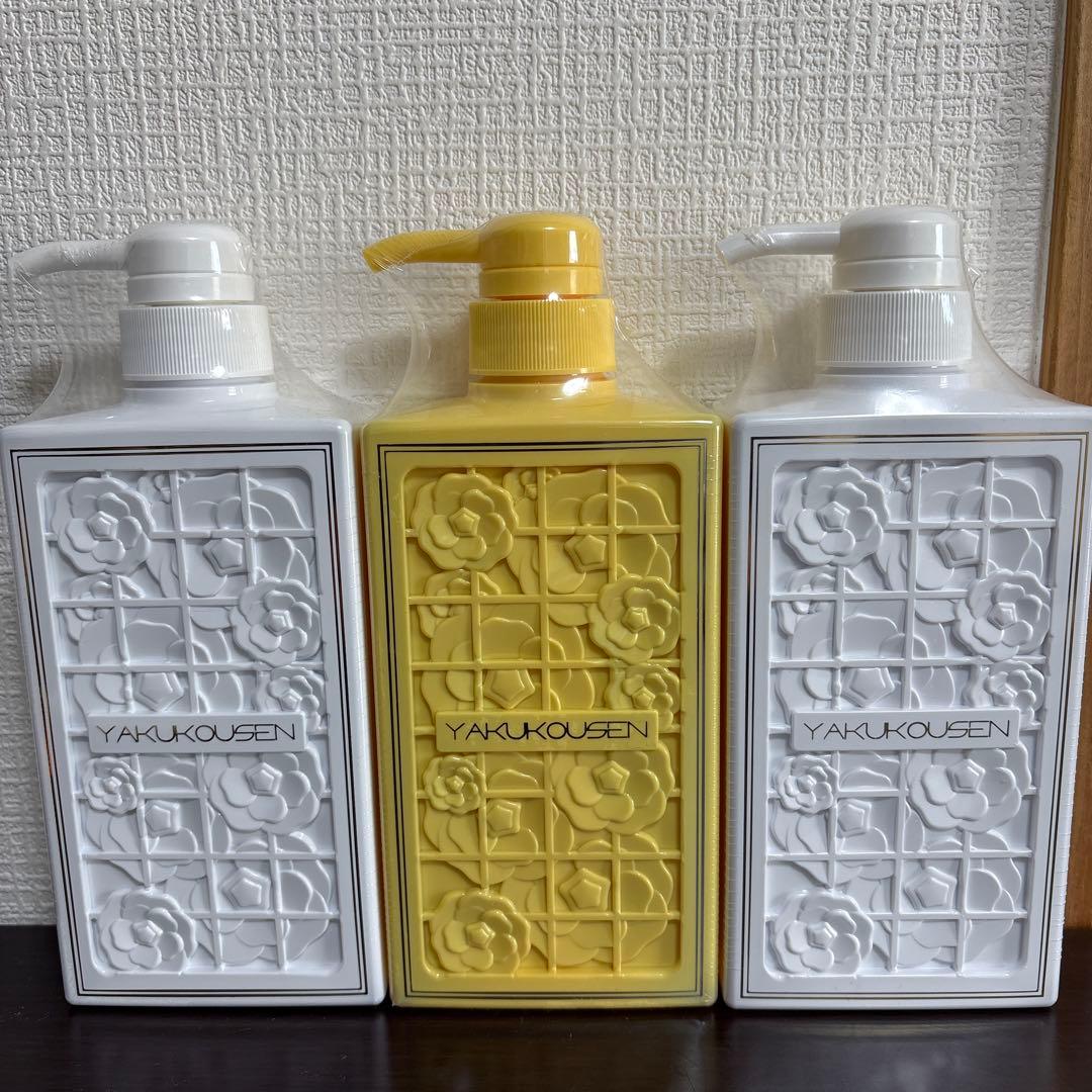 YAKUKOUGEN 薬酵泉3本セット ○2個セット○ 薬酵泉 薬用全身洗浄料 500ml ローヤルゼリー配合 医薬