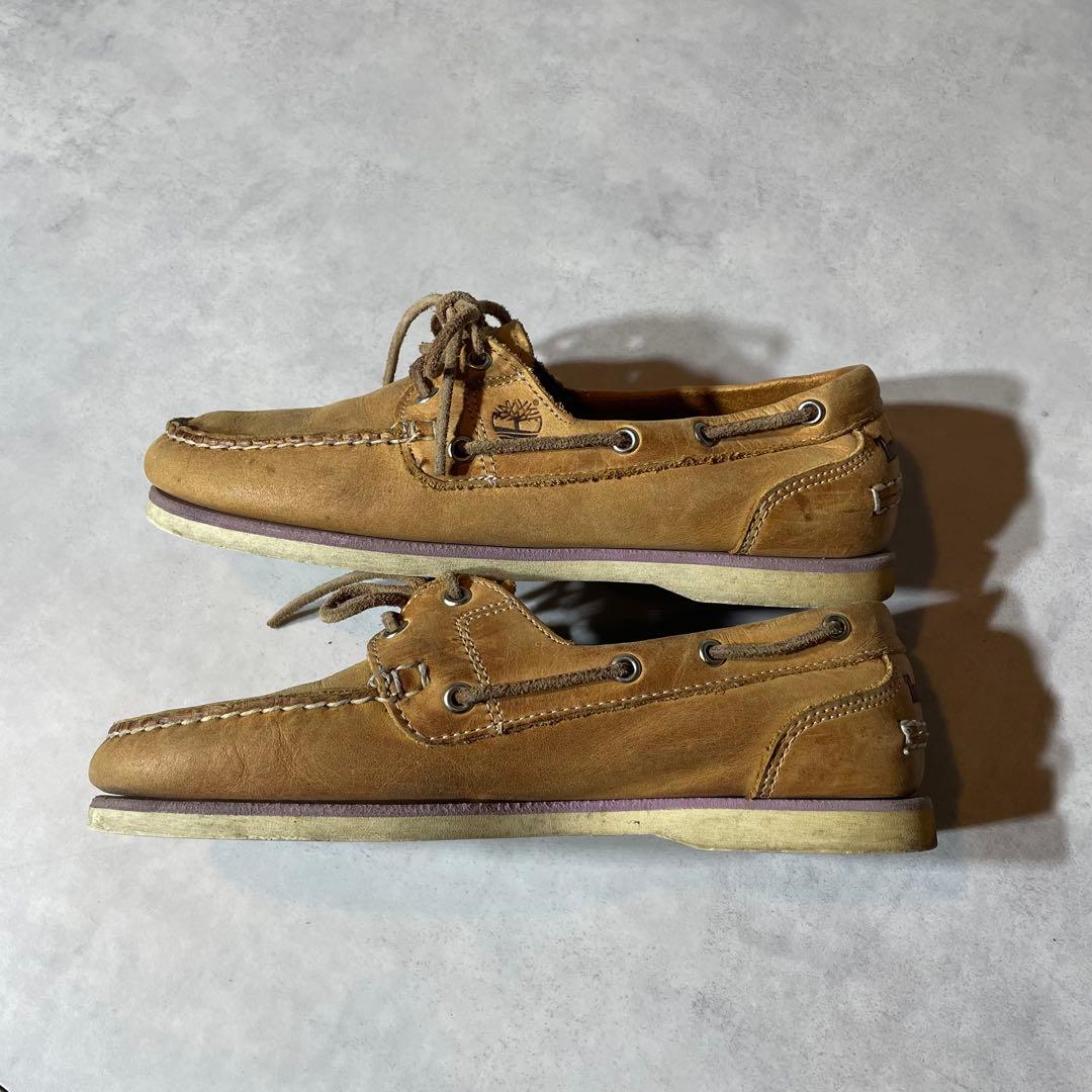 Timberland ティンバーランド デッキシューズ キャメル 26cm - メルカリ