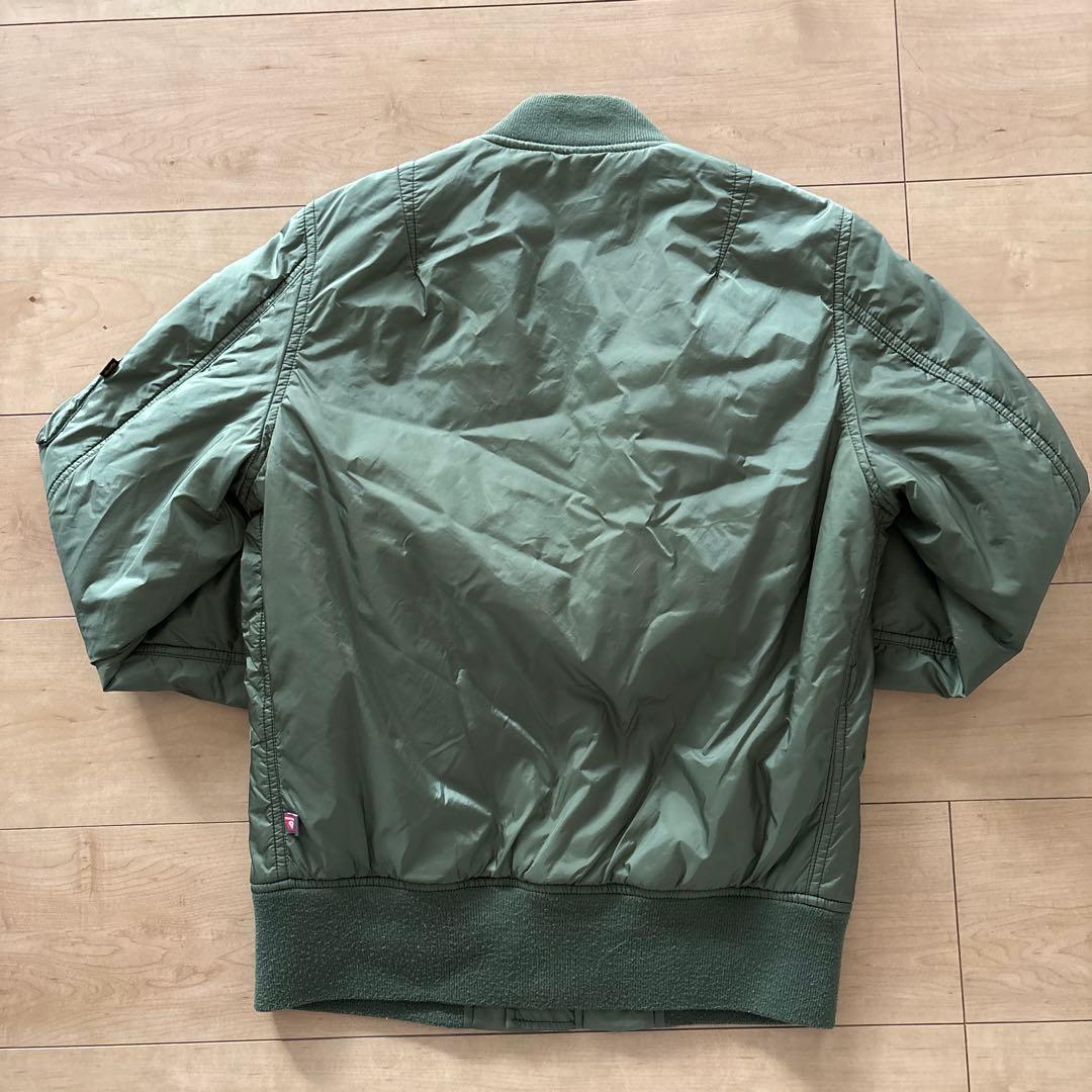 ALPHA INDUSTRIES MA-1ジャケット M オリーブグリーン - メルカリ