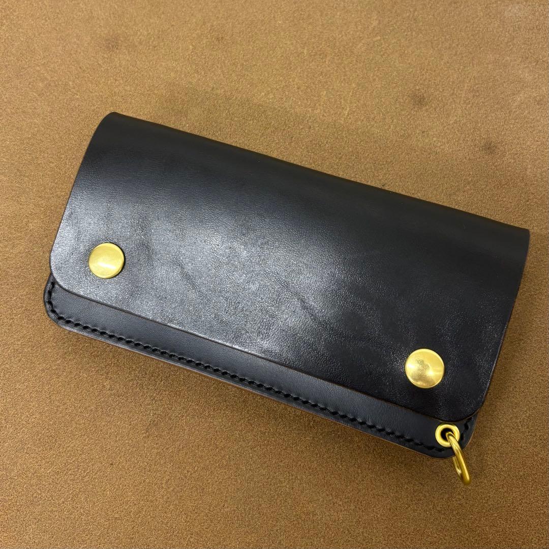 ホースバット トラッカーウォレット 黒 茶心 3層 タロン MARYAM - メルカリ