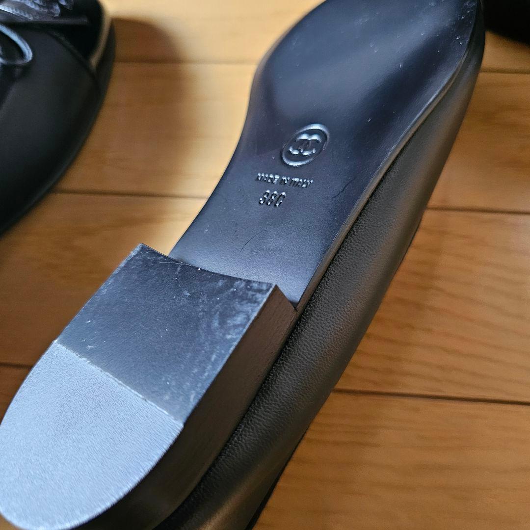 Luise様専用 【新品未使用】CHANEL ブラック フラットシューズ 38