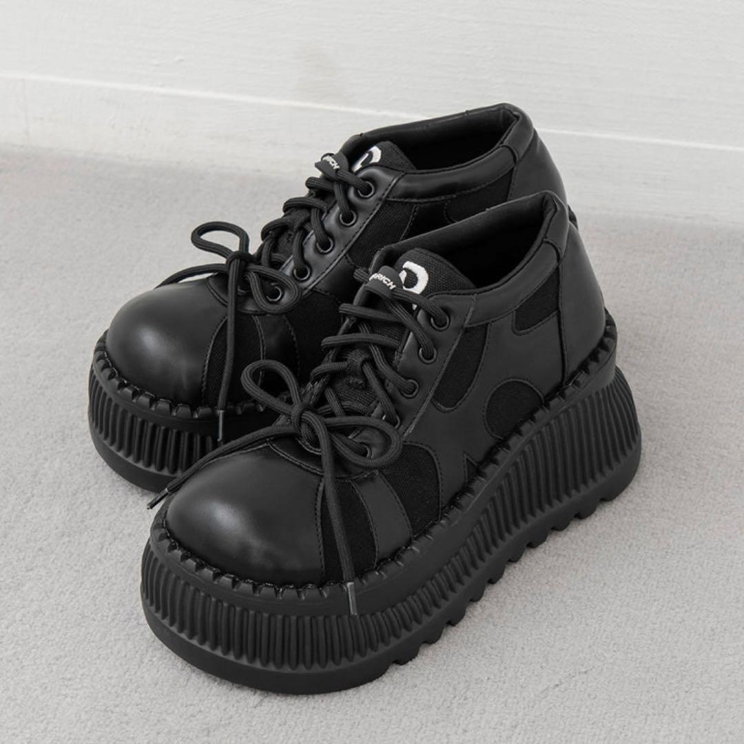 Darich ダーリッチ　Dロゴボリュームスニーカー　Mサイズ　ブラック Dロゴボリュームスニーカー（スニーカー）｜Darich（ダーリッチ）の