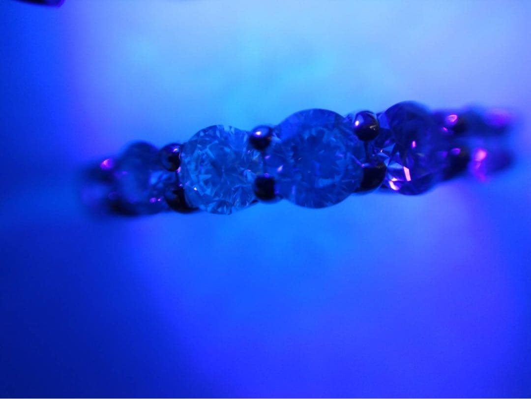 K18YG/ ダイヤリング 1.00ct ハーフエタニティ