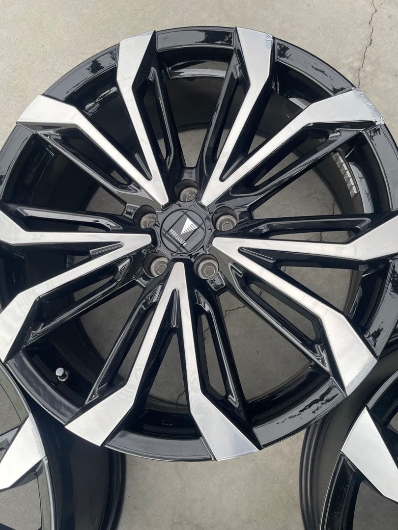 モデリスタ20インチホイール 4本セット ガリ傷修正すみ、一部修正跡