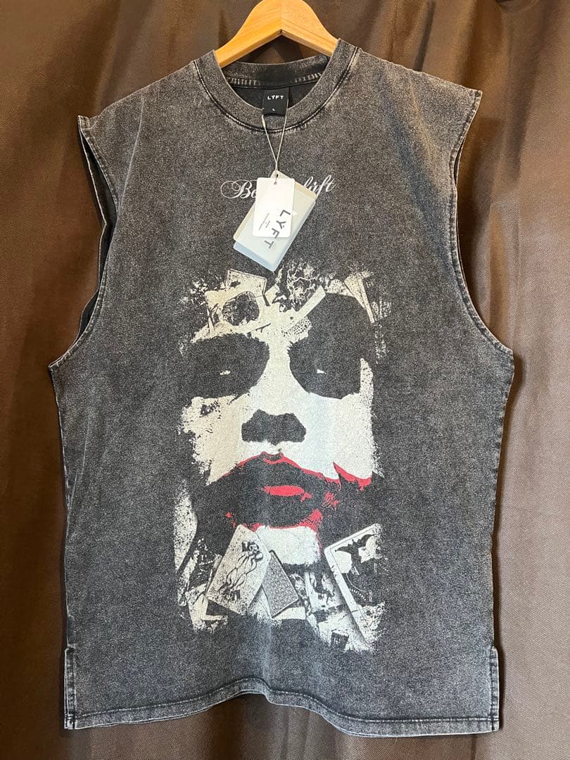 LYFT タンクトップ Lサイズ　ジョーカー　joker リフト　ノースリーブ JOKER / Why So Serious Vintage Tanktop - Black – LÝFT