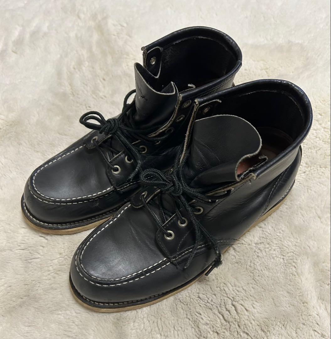 RED WING/アイリッシュセッター/四角犬タグ/US8.5/黒/8179 - メルカリ