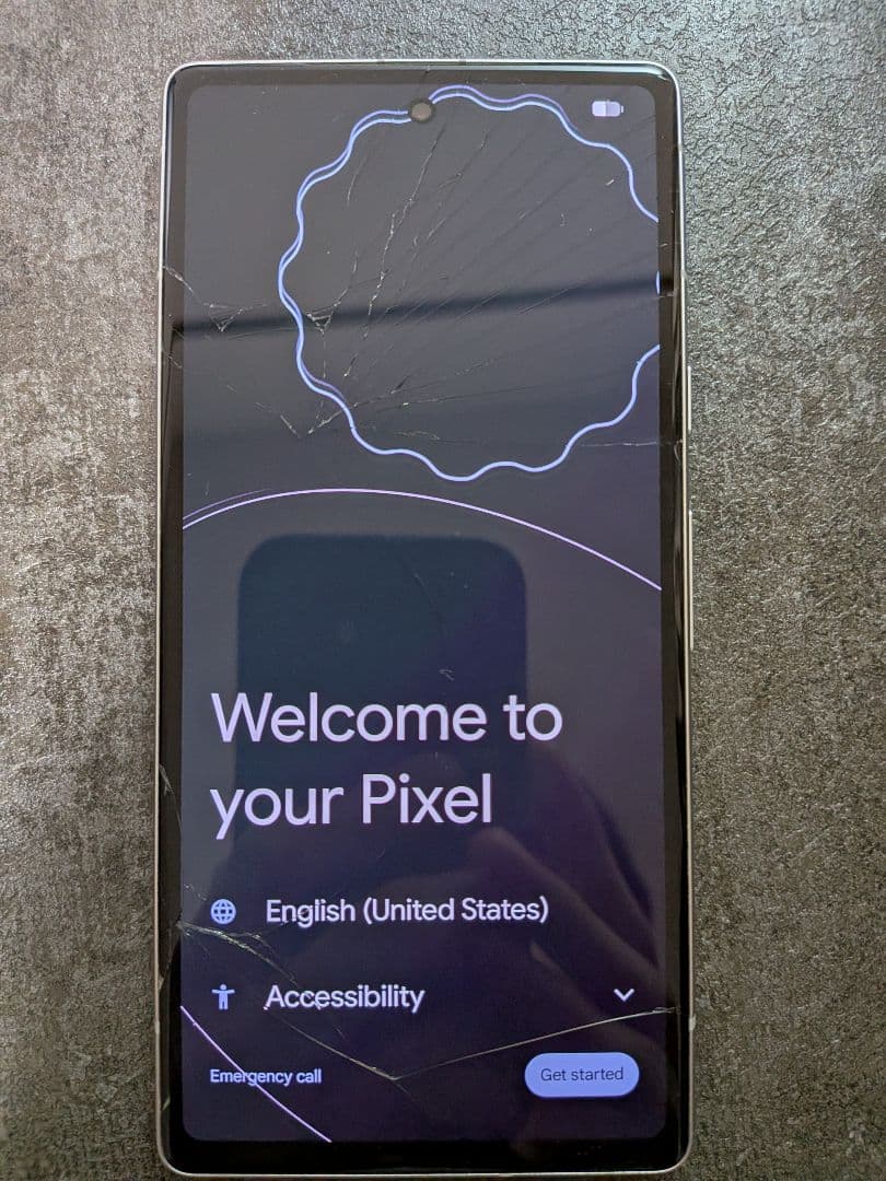 Google Pixel 7a ホワイト 画面にひびあり 128GB - メルカリ