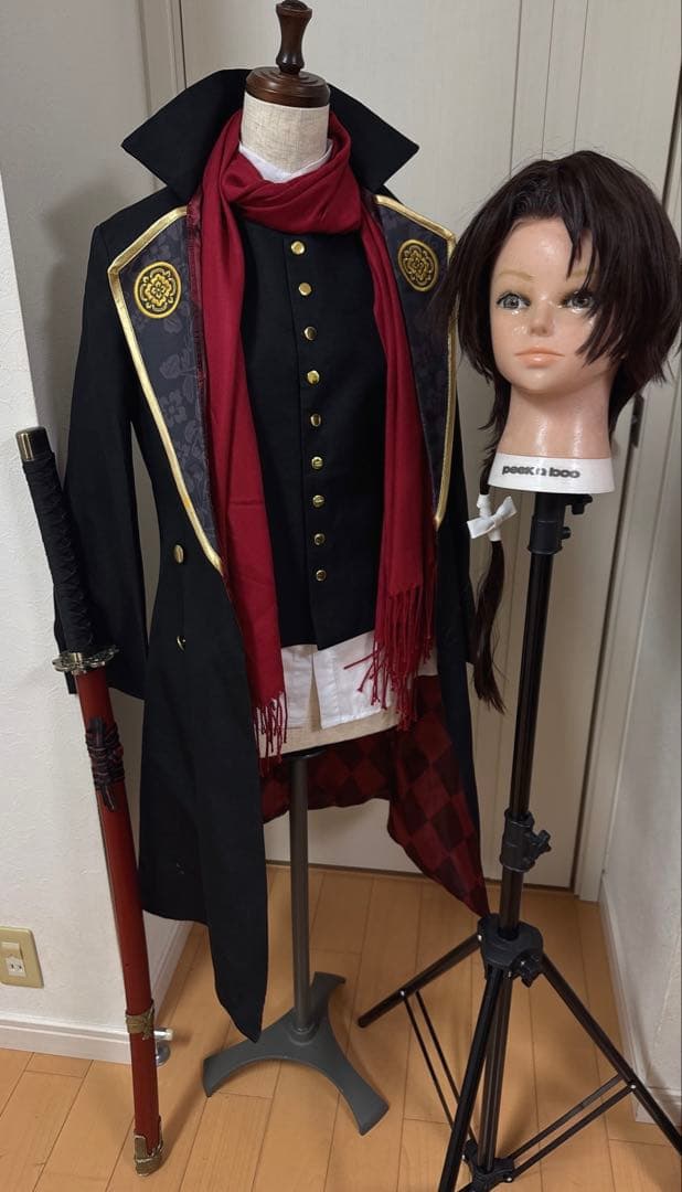 刀剣乱舞　加州清光　コスプレ衣装 ウィッグ　模造刀 刀剣乱舞 加州清光 コスプレ衣装 ウィッグ 模造刀