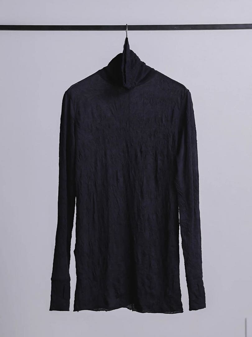 PRY Craft Fabric Layered Turtle-neck 黒2 PRY シュウトCraft Fabric Layered Turtle-neck - メルカリ