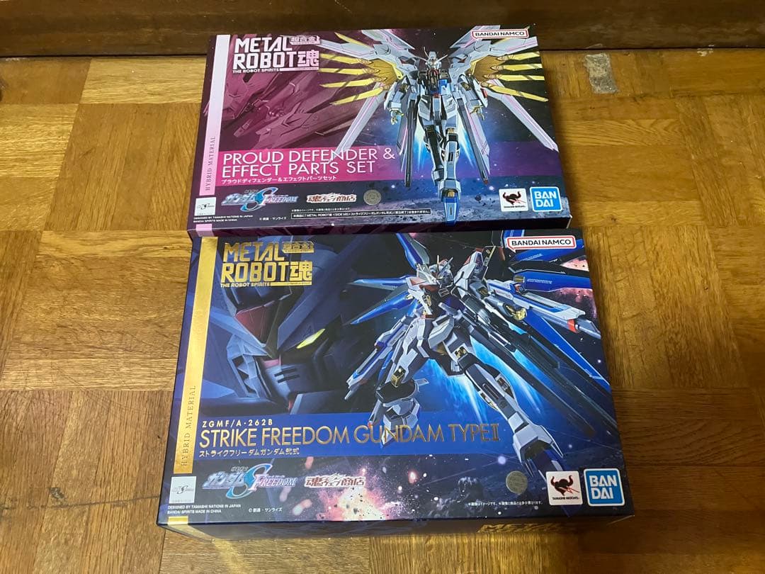 メタルロボット魂ストライクフリーダム弐式.プラウドディフェンダーパーツセット 抽選販売】METAL ROBOT魂 ＜SIDE MS＞ プラウドディフェンダー