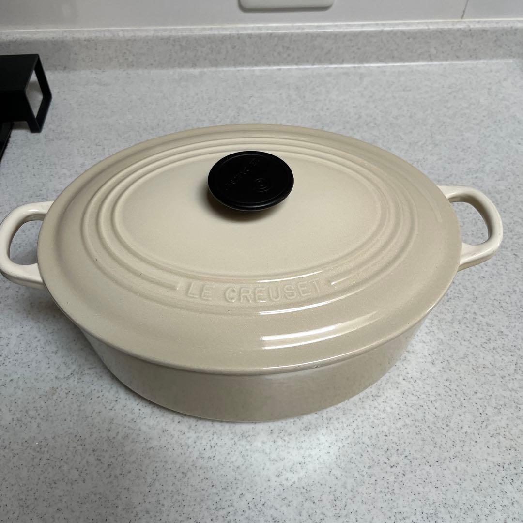 ル・クルーゼ　ベージュ　オーバル 27センチ　琺瑯両手鍋 楽天市場】ルクルーゼ 鍋 両手鍋 27cm ルクルーゼ Casseruole Ovale