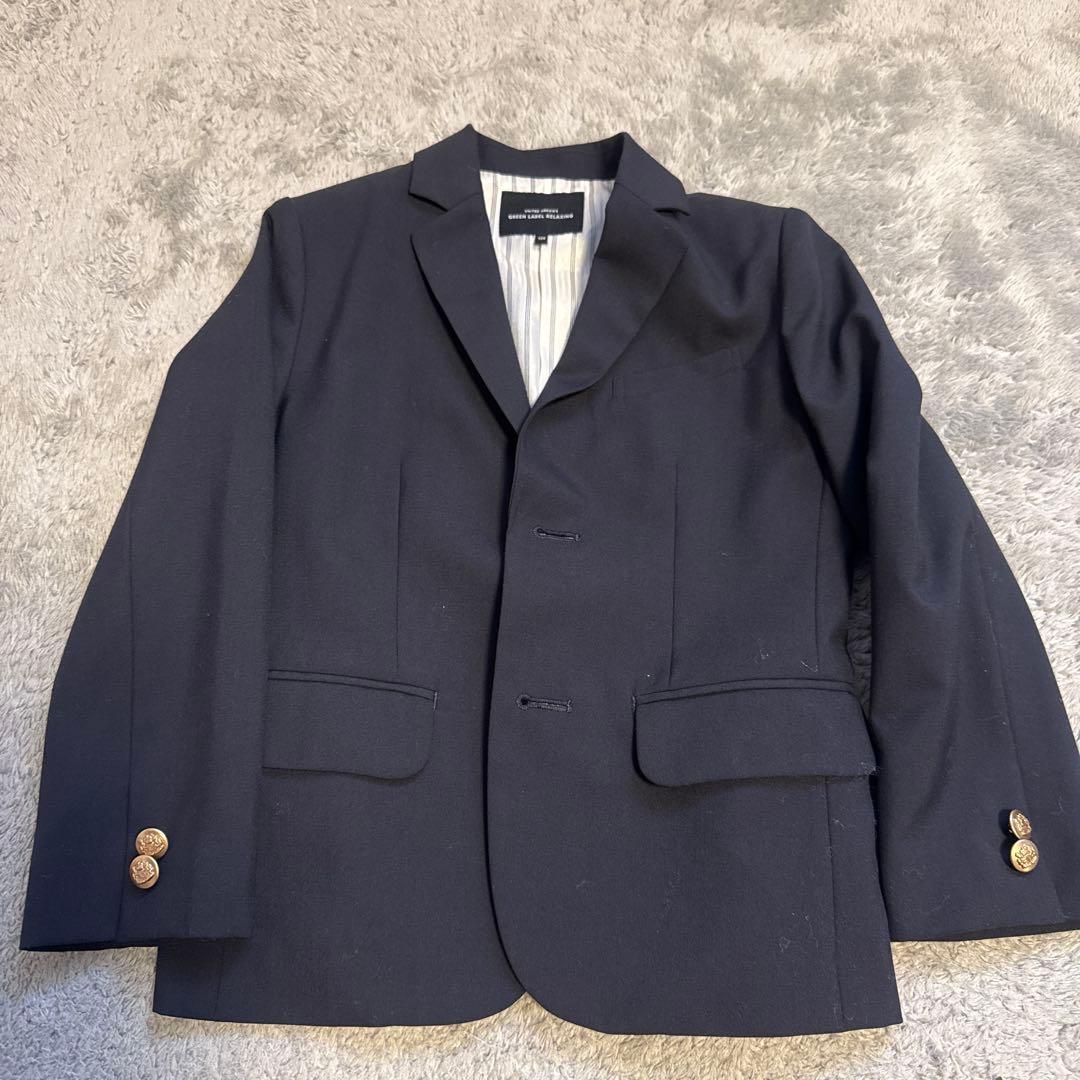 GREEN LABEL RELAXING スーツ 120 ネイビー green label relaxing（グリーンレーベルリラクシング） セットアップ