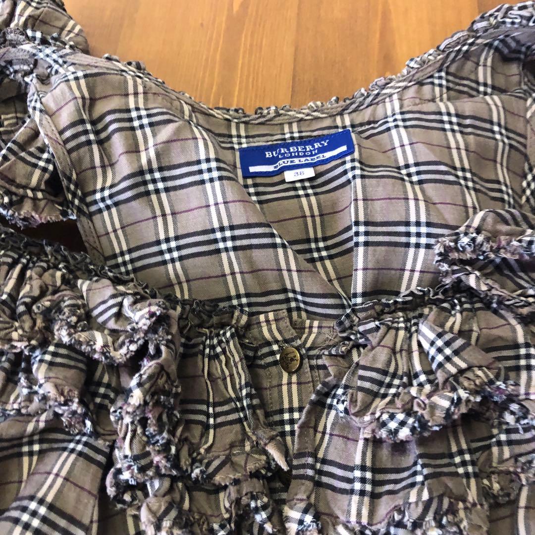 BURBERRY LONDON チェック柄 ノースリーブワンピース - メルカリ