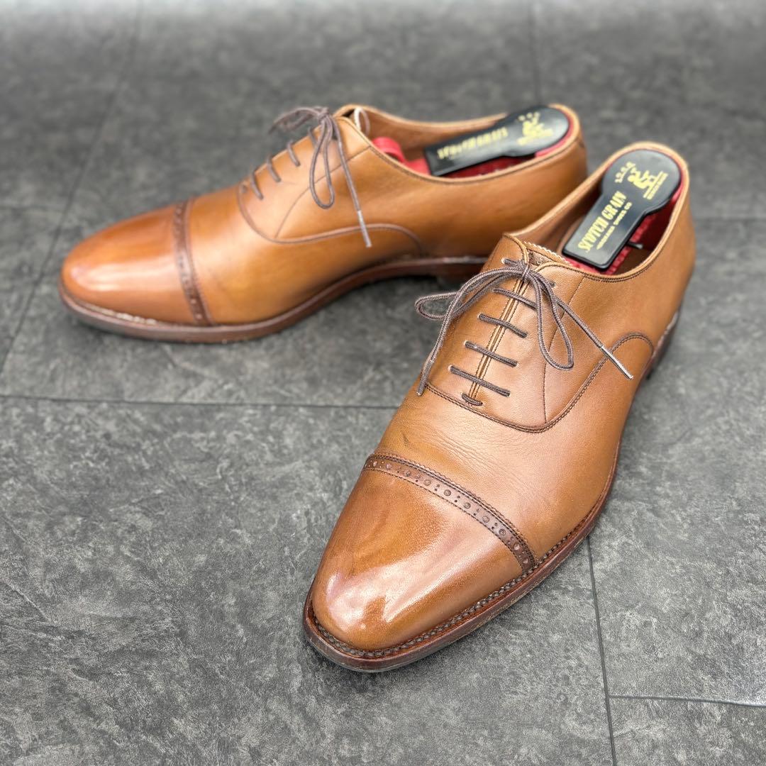 名門《Scotch Grain》248内羽根クォーターブローグ【ブローデンⅡ】