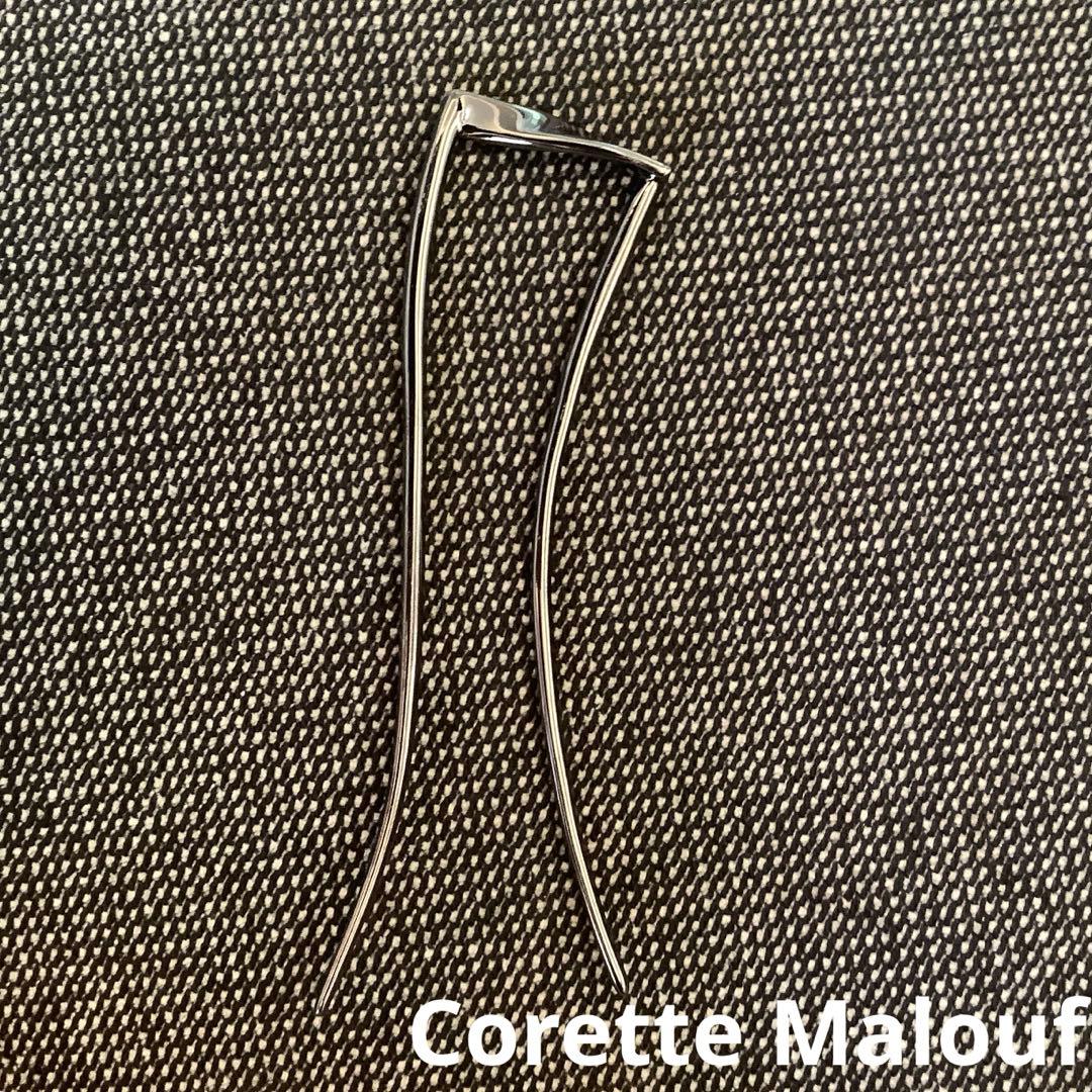 ぴ*こ様 Collete Maloufブラックメタルヘアピン 夜会巻き colette malouf Metal U Hairpin | THE HAIR BAR TOKYO