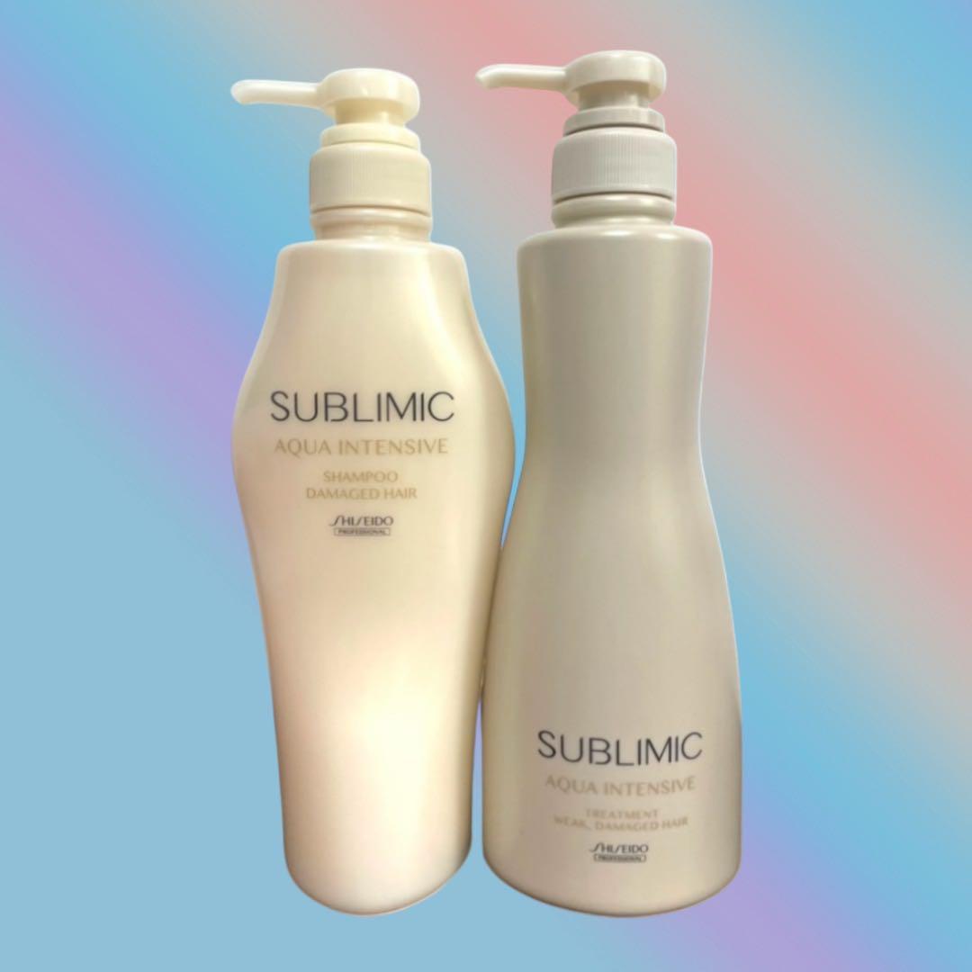 サブリミックアクアインテンシブシャンプー500mLトリートメントW500g