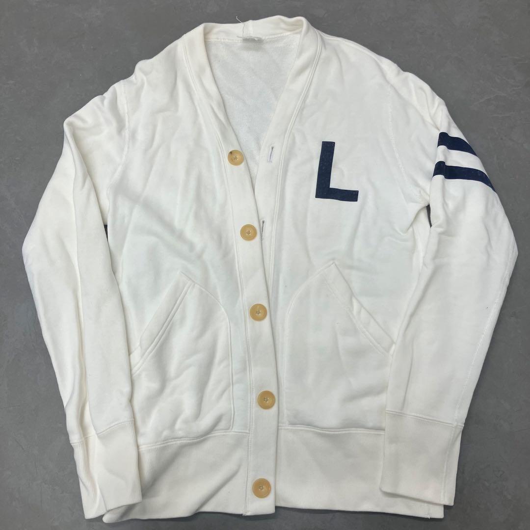 ループウィラー LOOP WHEELER カーディガン ホワイト - メルカリ