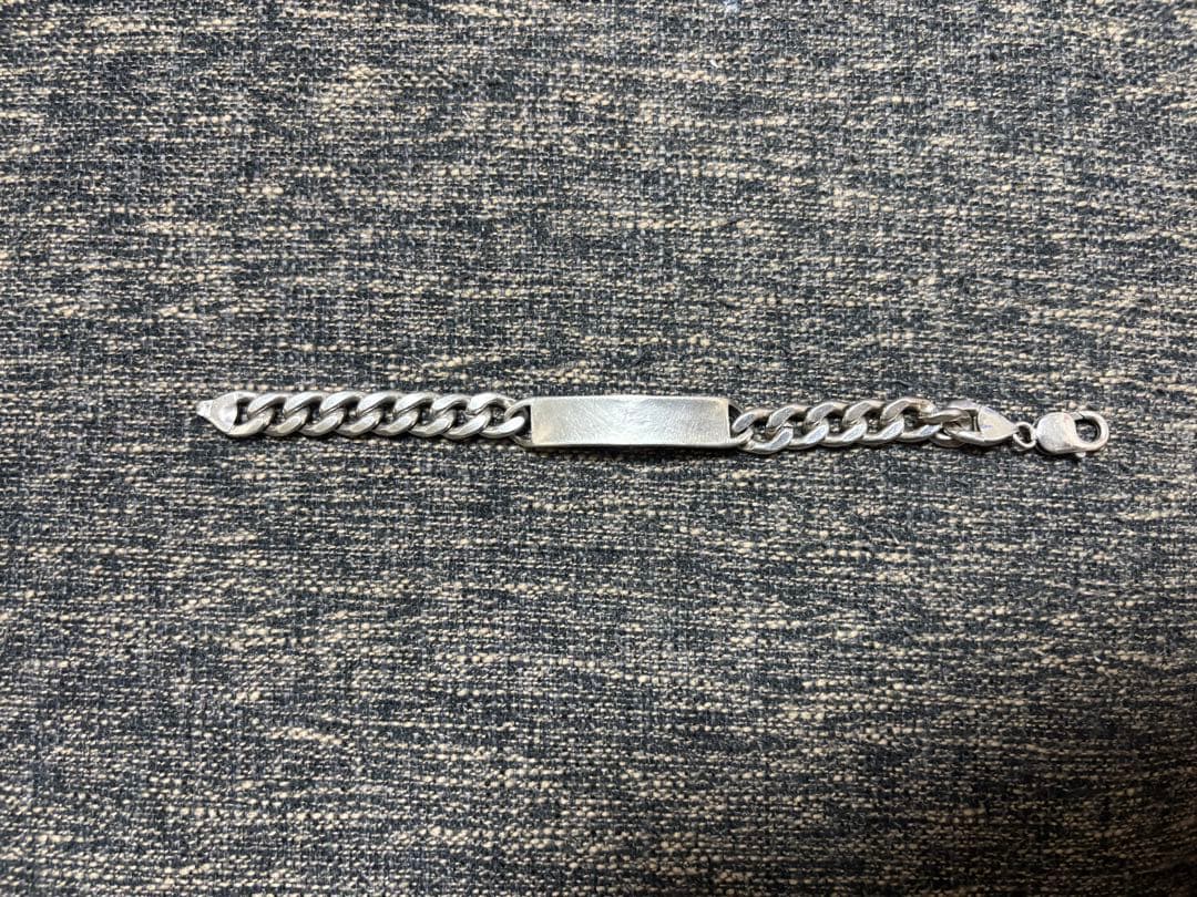 シルバー チェーンブレスレット LUV 楽天市場】デザインチェーン ブレスレット シルバー925 大きめ さりげ