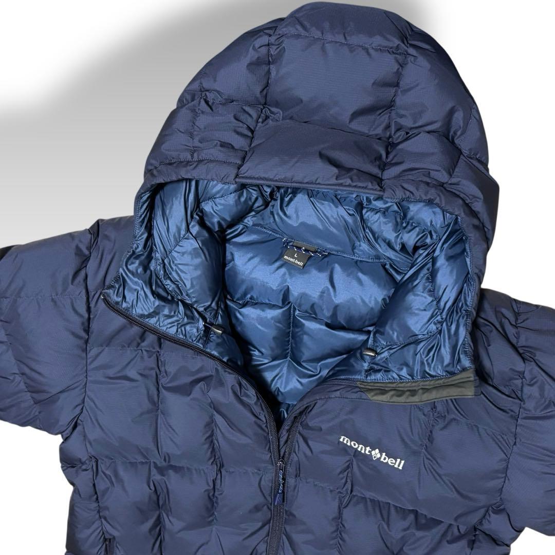 未使級】モンベル ネージュダウンパーカ ネイビー／EXダウン800 - メルカリ