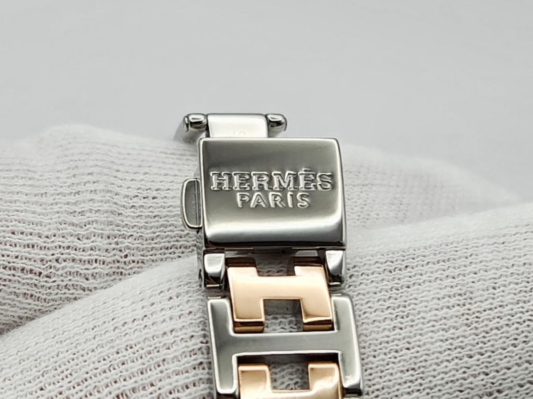 HERMES エルメス クリッパーナクレ WhiteシェルDial 065 - メルカリ