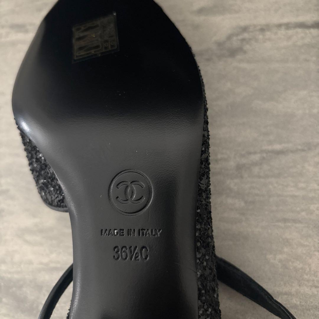 ほぼ未使用　シャネル　靴　バックストラップ　シューズ　36.5C 試し履きのみ