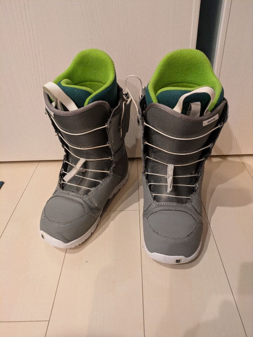 【shibow】Burton MOTO スノーボードブーツ グレー BURTON (バートン) スノーボードブーツ メンズ SIZE 27cm グレー MOTO