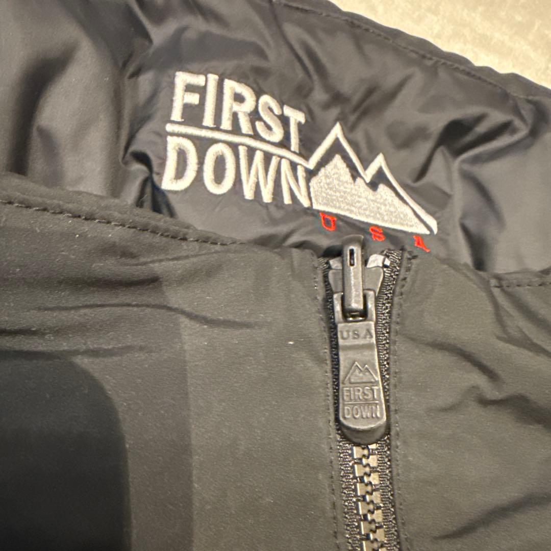 激レアサイズ FIRST DOWN ダウンジャケット リバーシブル ペイズリー