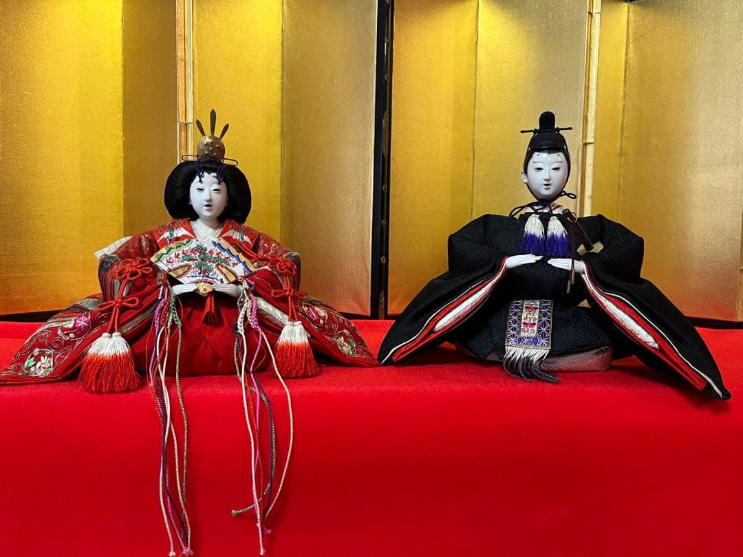 大正期～昭和初期 京雛九番 内裏雛親王飾 雛人形 お雛様 ひな祭り 雛人形 京七 九番 有職親王飾り 荻野和風 清水久遊