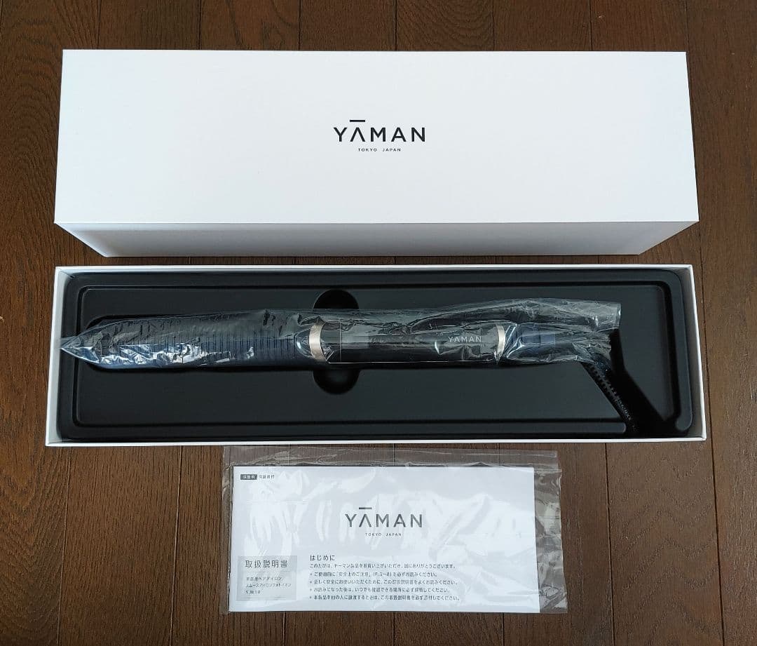 美品★YA-MANヤーマン　スムースアイロンフォトイオン ネイビー YJHB0L YA-MAN（ヤーマン） スムースアイロンフォトイオン プラス｜YJHB6L