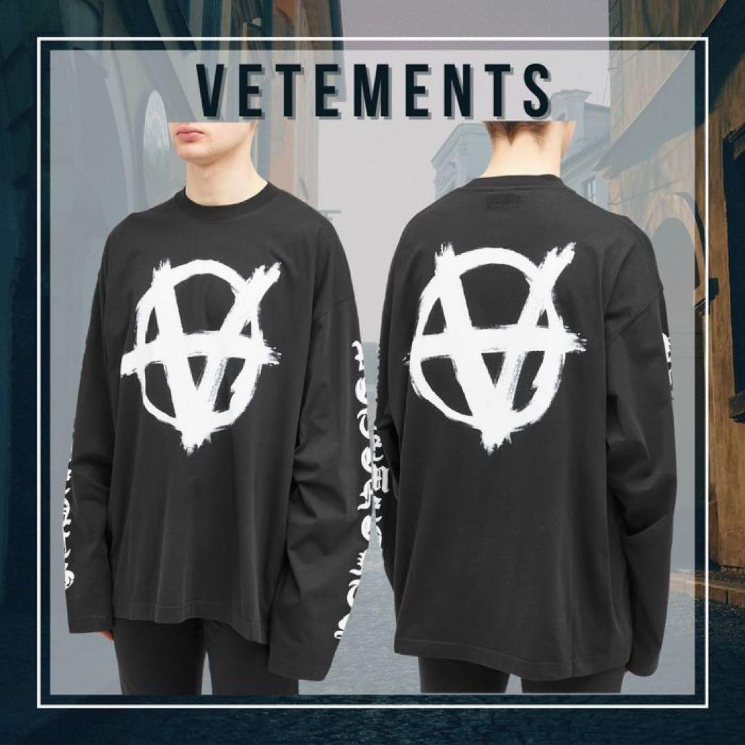 VETEMENTS ヴェトモンアナーキーロゴ 長袖ロンT 楽天市場】VETEMENTS ヴェトモン ロンT ロングTシャツ 長袖 ユニ