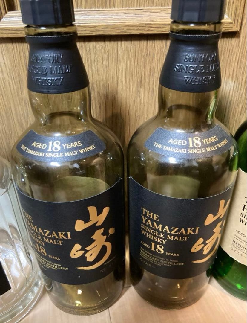 響21年 山﨑18年 白州18年 白州12年 空箱 空瓶 ウイスキー - メルカリ