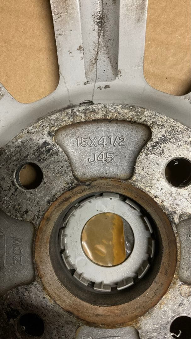 ミニライトホイール　4.5j X15ダイハツ純正