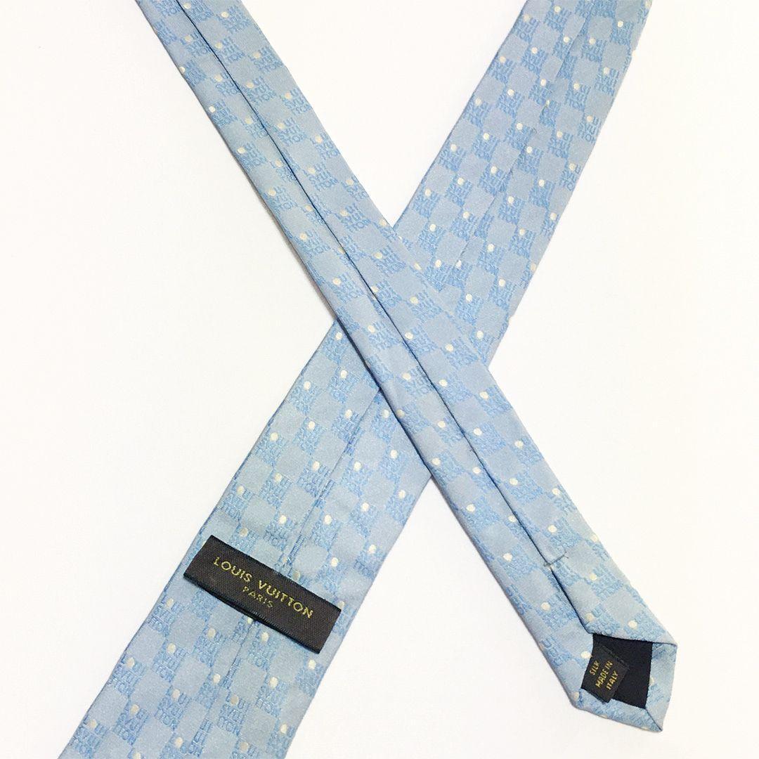 未使用級 ルイヴィトン Louis Vuitton ネクタイ ドット ダミエ - メルカリ