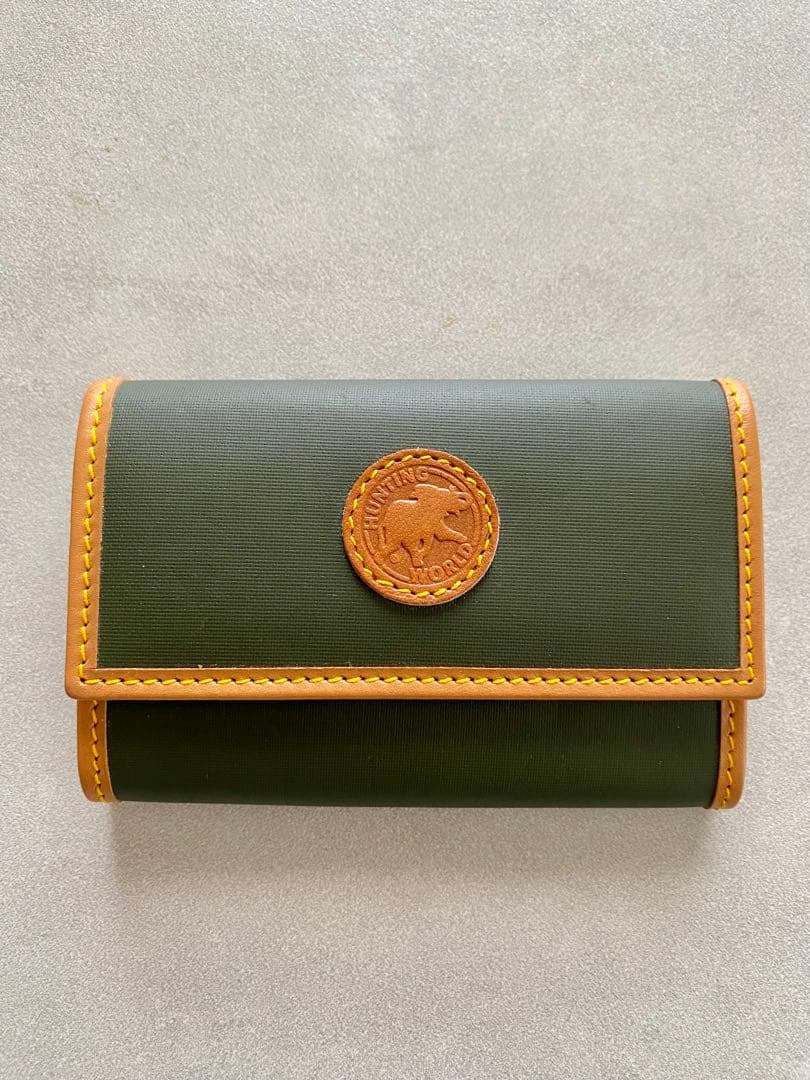 未使用】HUNTING WORLD バチュークロス 6連キーケース イタリア製