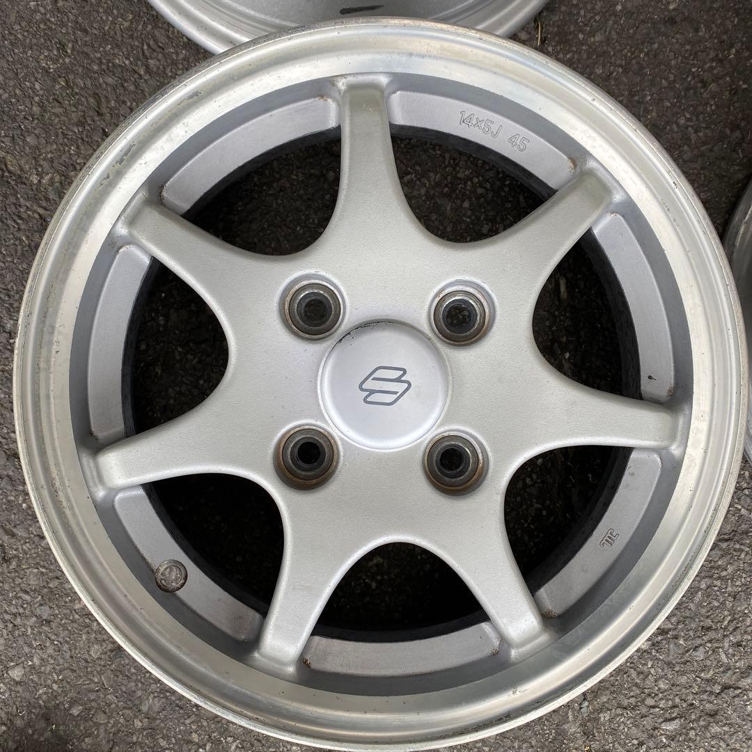 スズキカプチーノ純正ホイール 5J×14インチ オフセット45 4/114.3