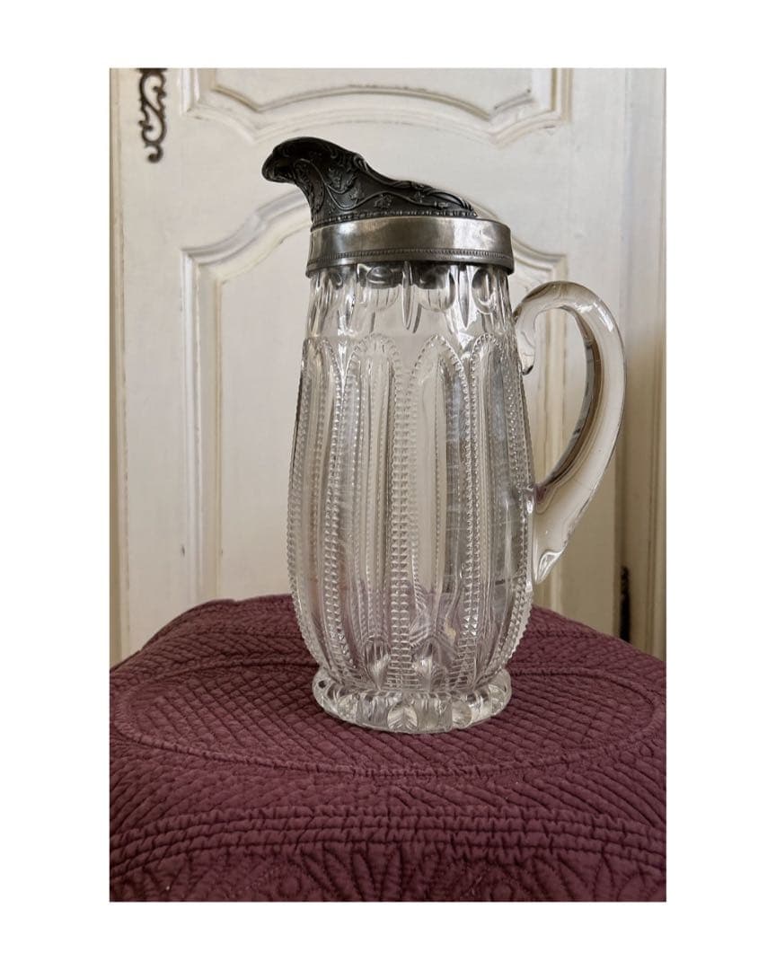 アンティーク◼️花瓶◼️ピッチャー◼️水差し 楽天市場】【アウトレット】アンティーク風花瓶 水差し型 22cm / 白い