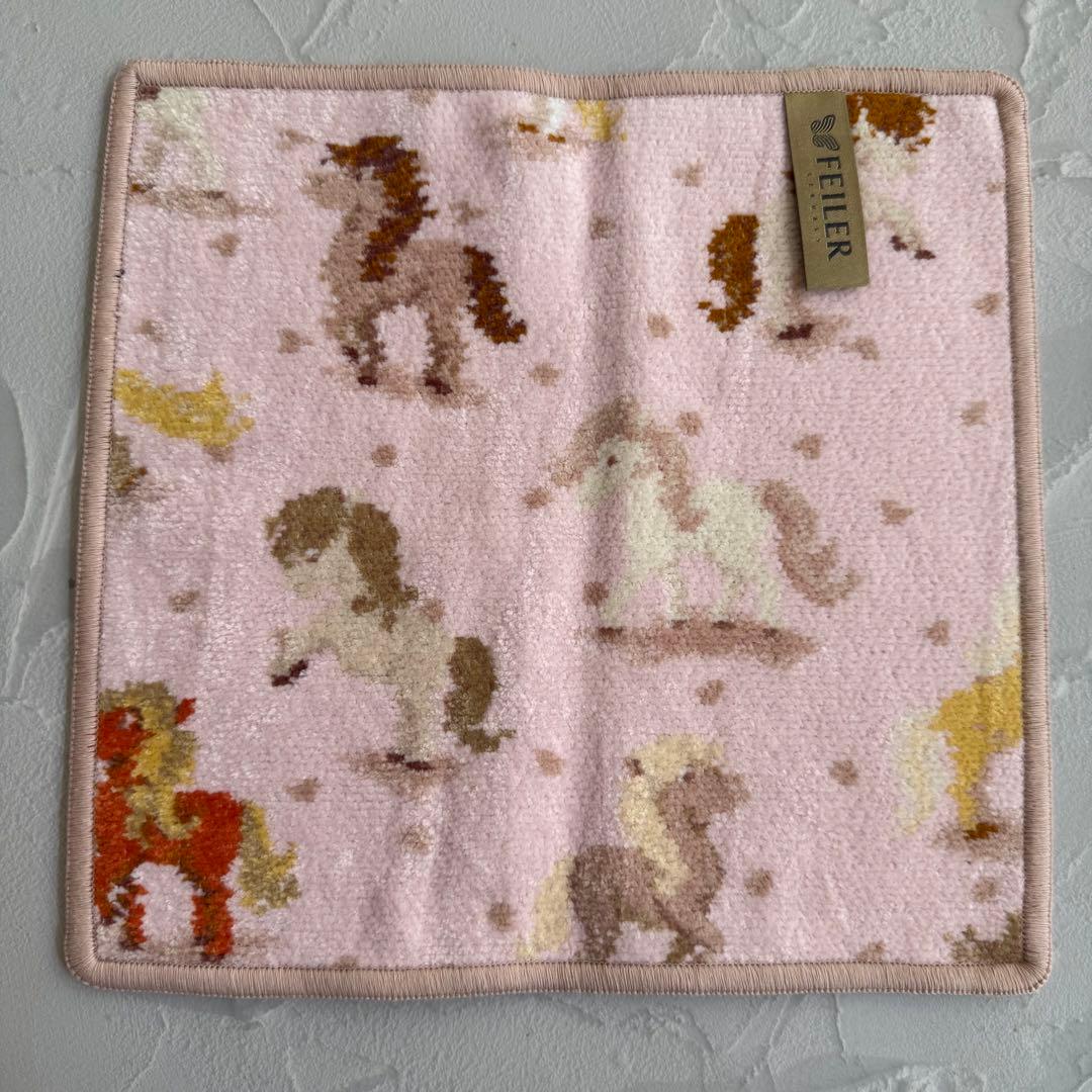 新品】大人気♡お得 FEILER フェイラー タオル 馬柄 タオルハンカチ