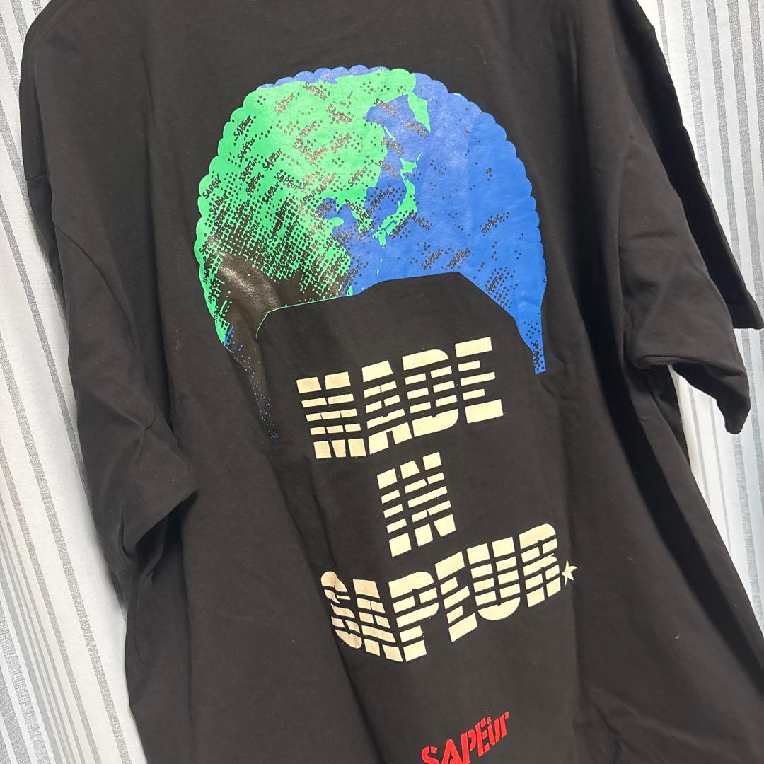 SAPEur×MADE IN WORLD Tシャツ XXL サプール 黒 - メルカリ