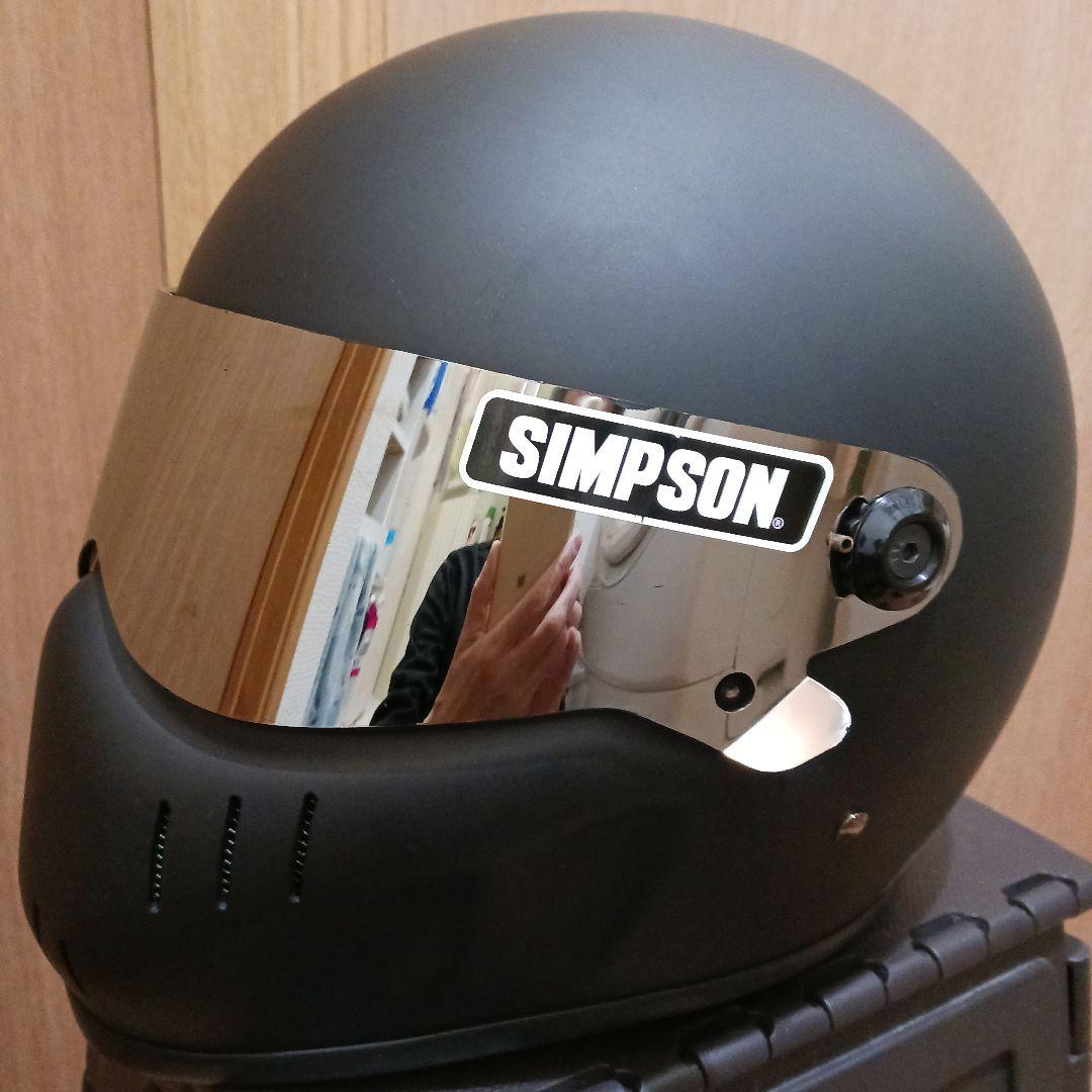 SIMSON マットブラック フルフェイスヘルメット - メルカリ