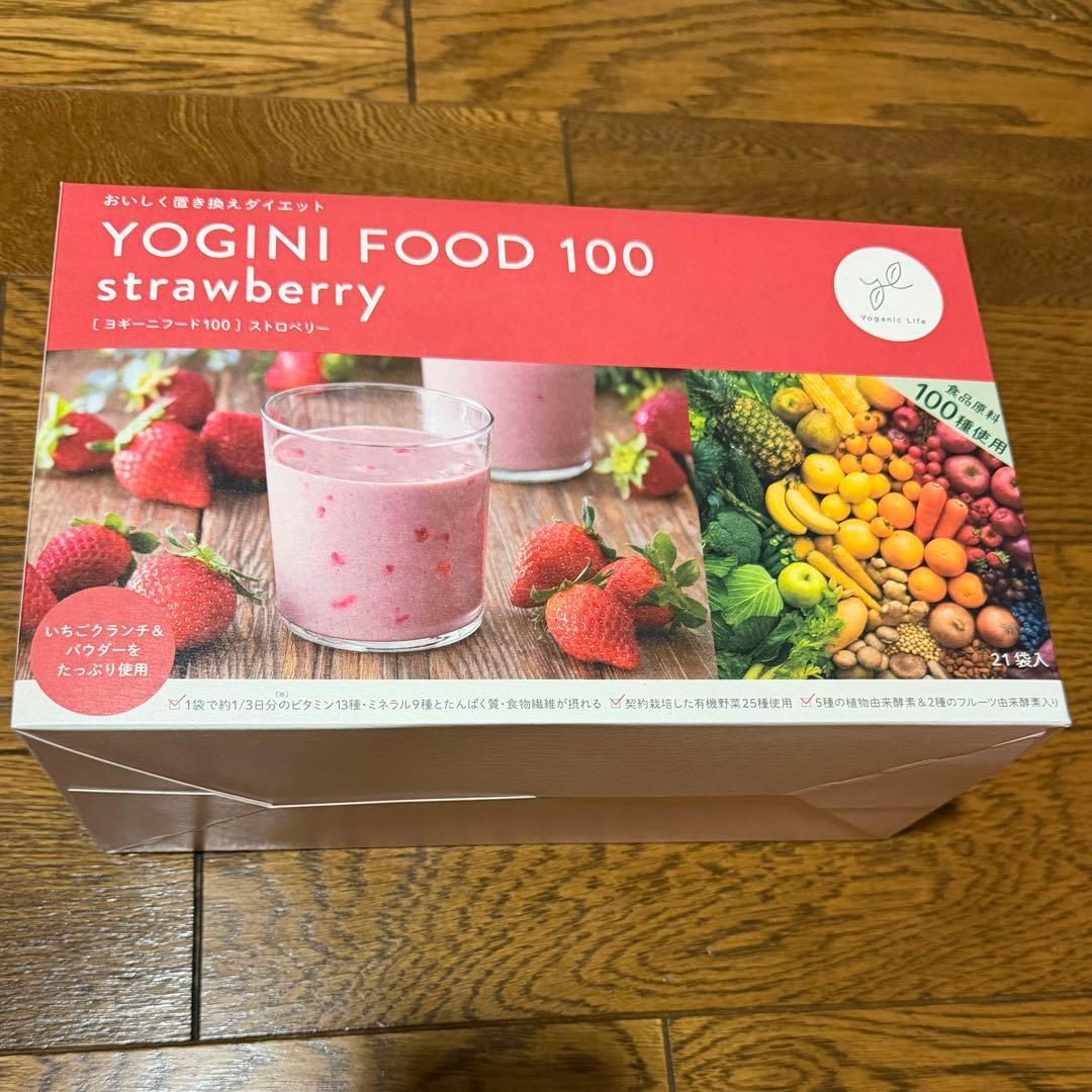 YOGINI FOOD 100 ストロベリー 1箱 21袋入 - メルカリ
