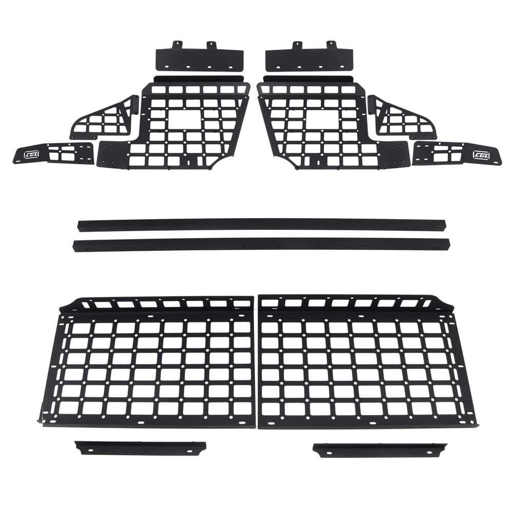 プラド150系 サイドメッシュパネル アルミラック フルセット 収納抜群