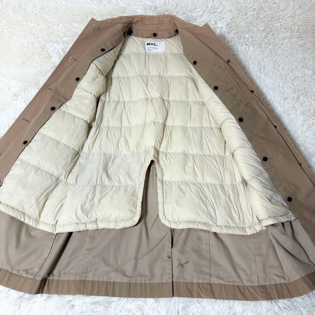 MHL. マーガレットハウエル ステンカラーコート ダウンライナー付