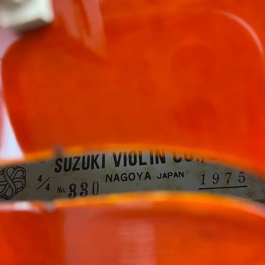 極美・極虎○鈴木バイオリン○ No.330 4/4 1975年 日本製 新品・弦