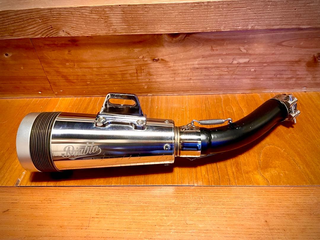 レブル250用　Diablo ステンレスマフラー レブル250 フルエキゾーストマフラー Diabolus ステンレス/ブラック K