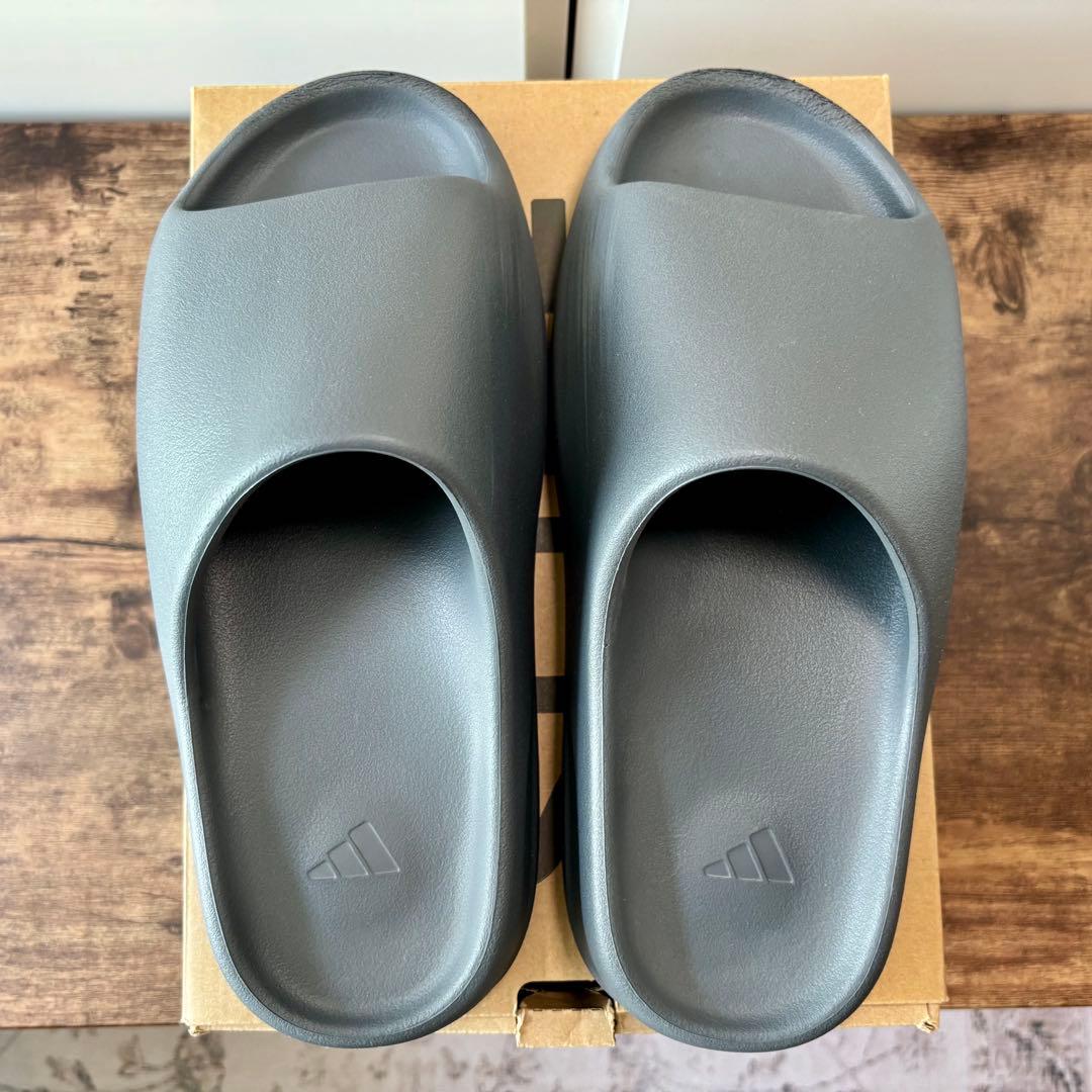 adidas YEEZY Slide Slate Grey 27.5cm - メルカリ