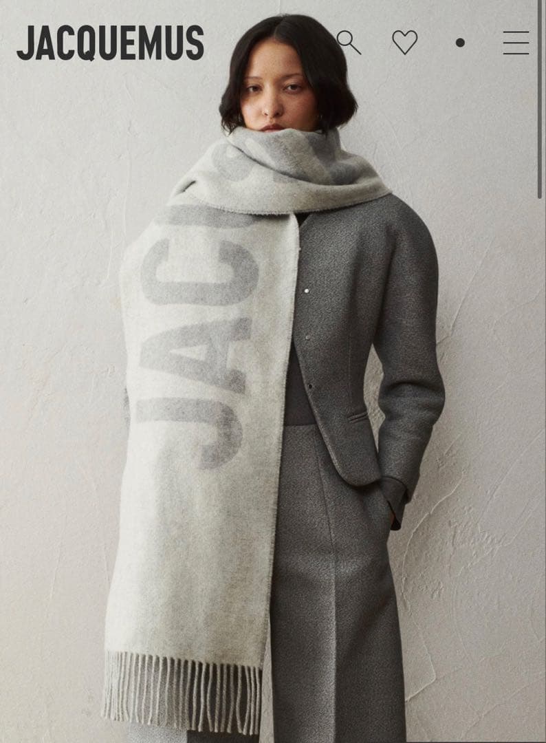 JACQUEMUS ジャックムス マフラー　ストール　フリンジスカーフ JACQUEMUS（ジャックムス） Carro マフラー ACU00572BOT4032